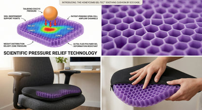 PURPLE HONEYCOMB GEL-TEC™ CUSHION